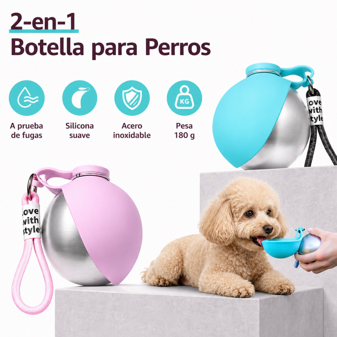 HydroPaw™ Botella portátil para perros
